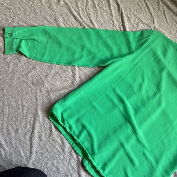 Sz Small Naked Zebra Long Sleeve Rhinestone Silver Beaded Going out top - Picture 9 of 11